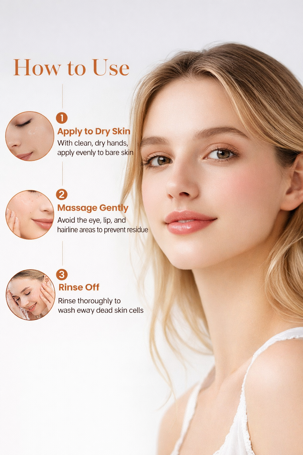 Orange Exfoliating Whitening Gel